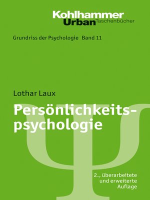 cover image of Persönlichkeitspsychologie